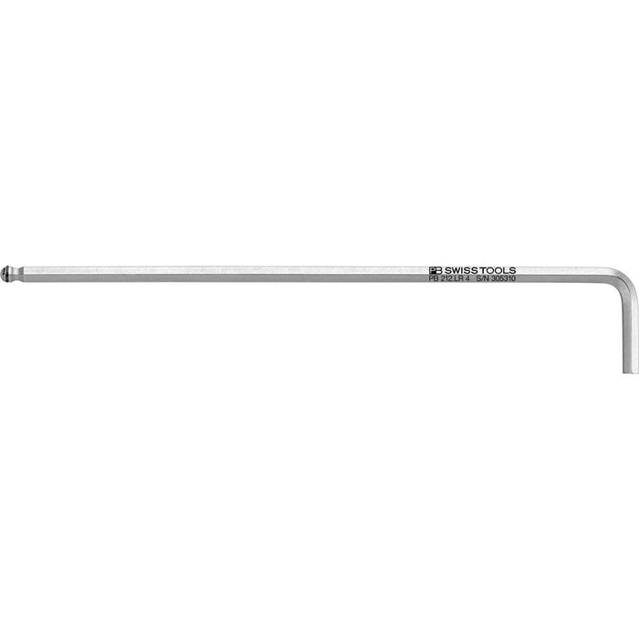 PB Swiss 212 LR Key Long L-Wrenches Ball End with Retainer Ring (Various Sizes)