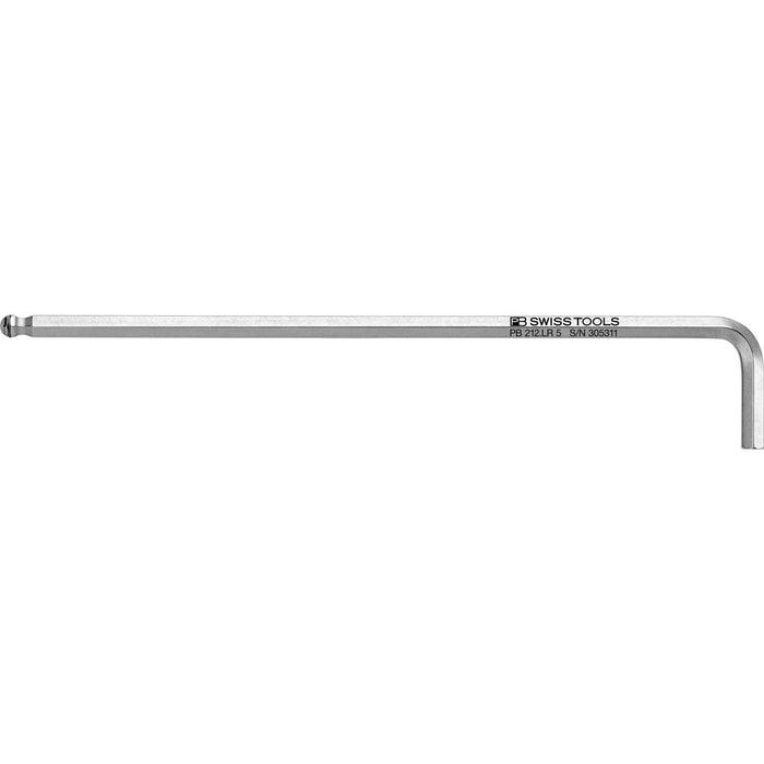 PB Swiss 212 LR Key Long L-Wrenches Ball End with Retainer Ring (Various Sizes)
