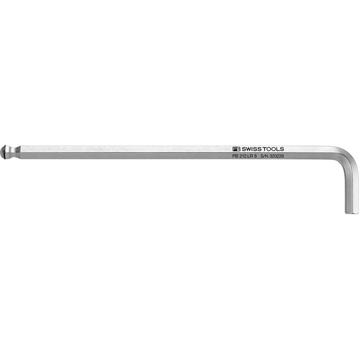 PB Swiss 212 LR Key Long L-Wrenches Ball End with Retainer Ring (Various Sizes)