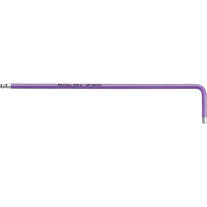 PB Swiss Rainbow 212Z L RB Long Hex Ball End Key L-Wrenches