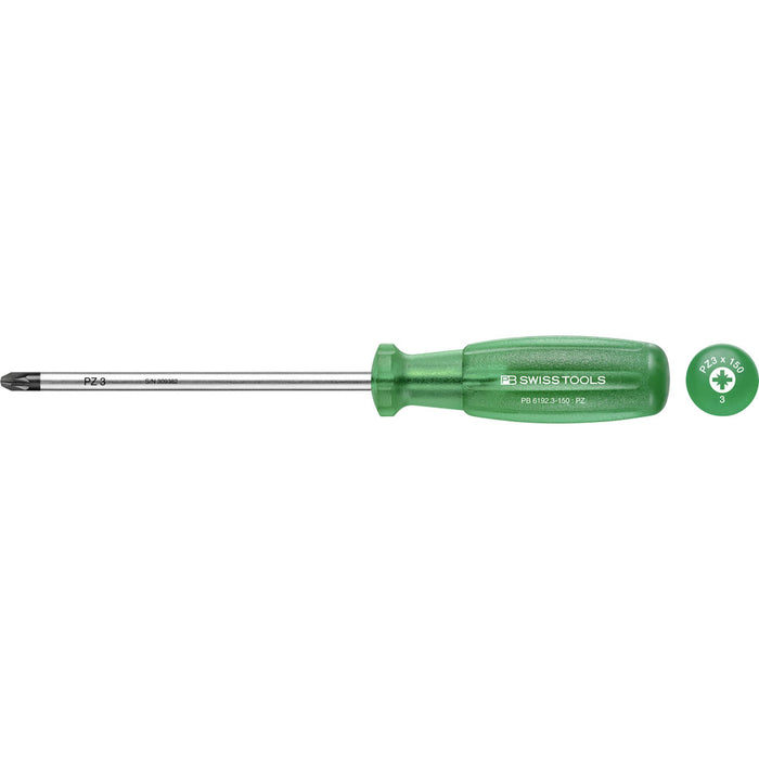 PB Swiss 6192 Pozidriv Multicraft Screwdrivers (Various Sizes)