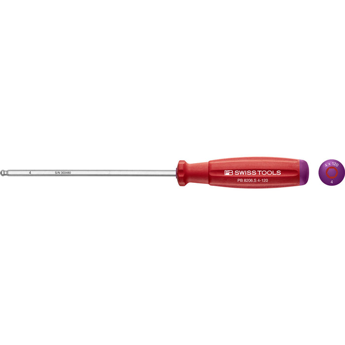 PB Swiss SwissGrip Hex Screwdrivers with Ball Point (Various Sizes)