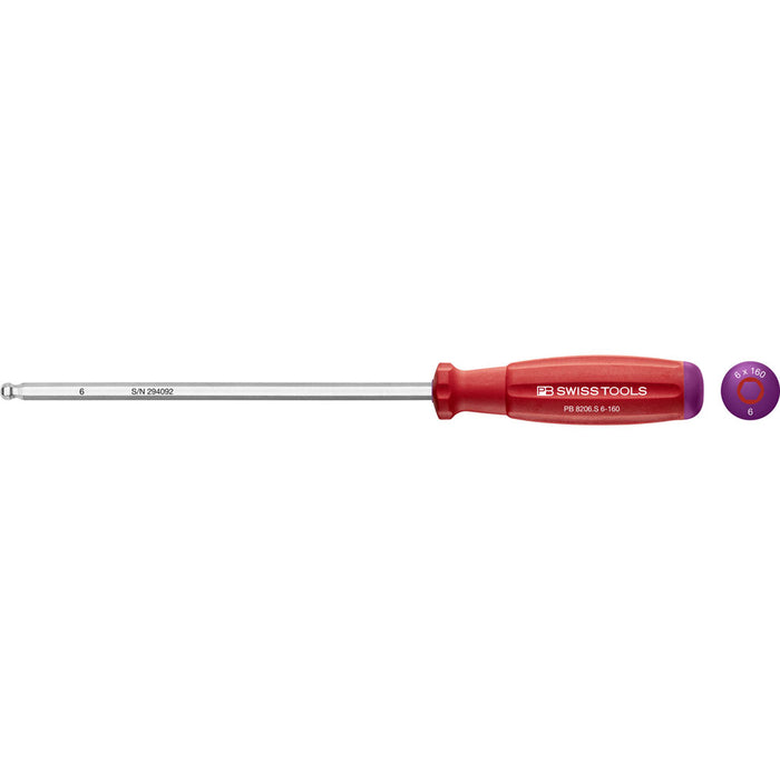 PB Swiss SwissGrip Hex Screwdrivers with Ball Point (Various Sizes)