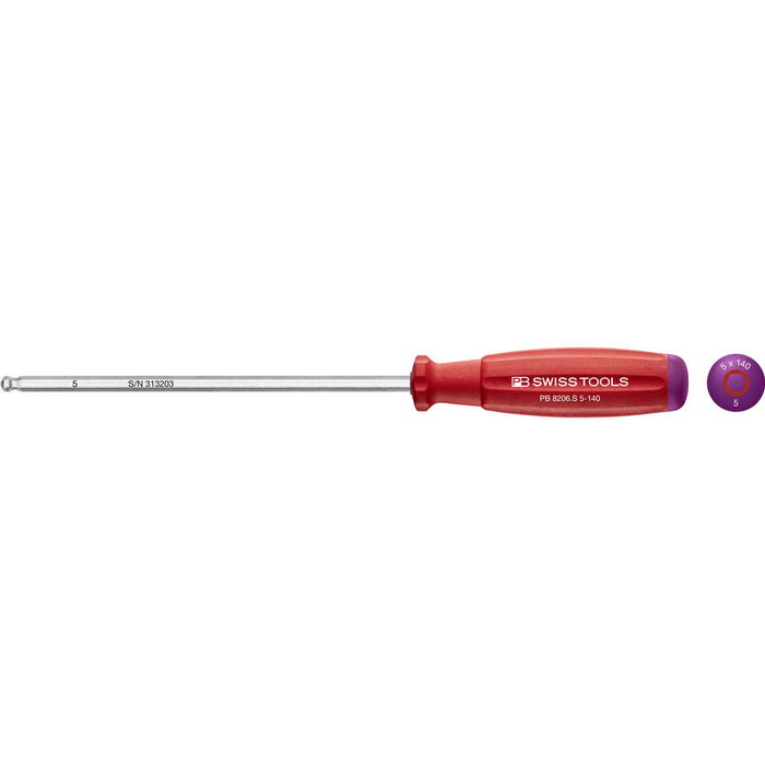 PB Swiss SwissGrip Hex Screwdrivers with Ball Point (Various Sizes)