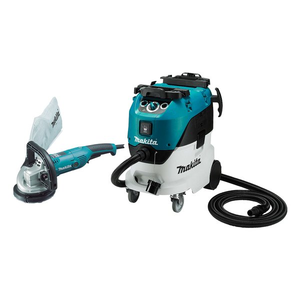 125mm Concrete Planer & Vac Combo