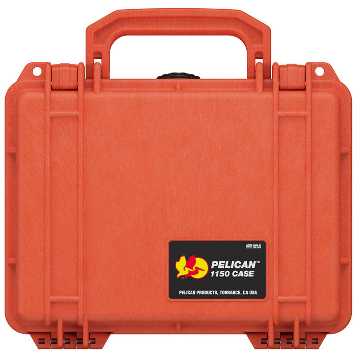 Pelican # 1150 Protector Case - Orange - With Foam (240 x 198 x 109mm)