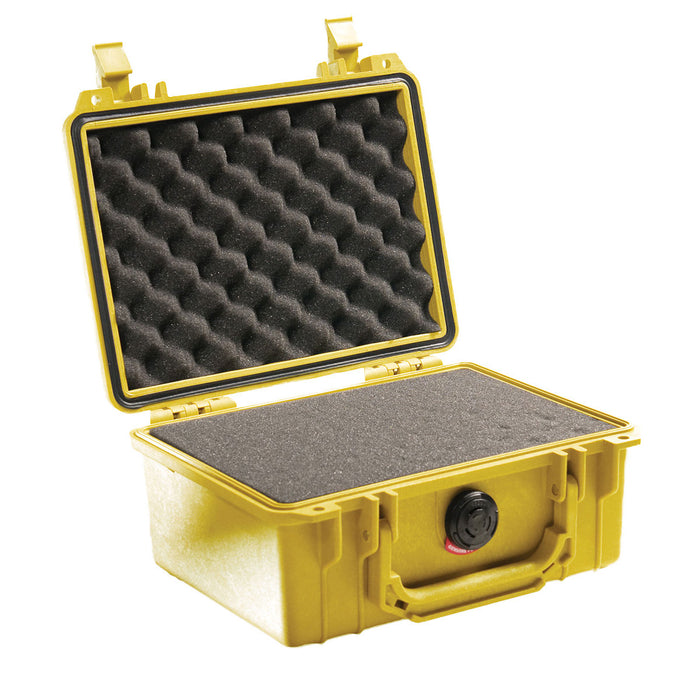 Pelican # 1150 Protector Case - Yellow - With Foam (240 x 198 x 109mm)