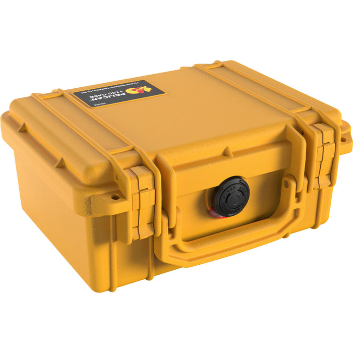Pelican # 1150 Protector Case - Yellow - With Foam (240 x 198 x 109mm)