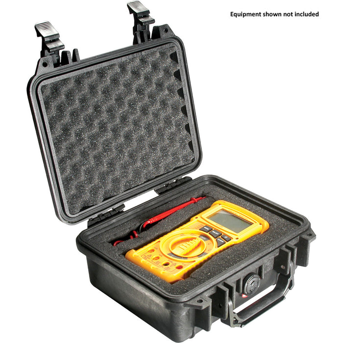 Pelican # 1200 Protector Case - Black - With Foam (271 x 248 x 123mm)