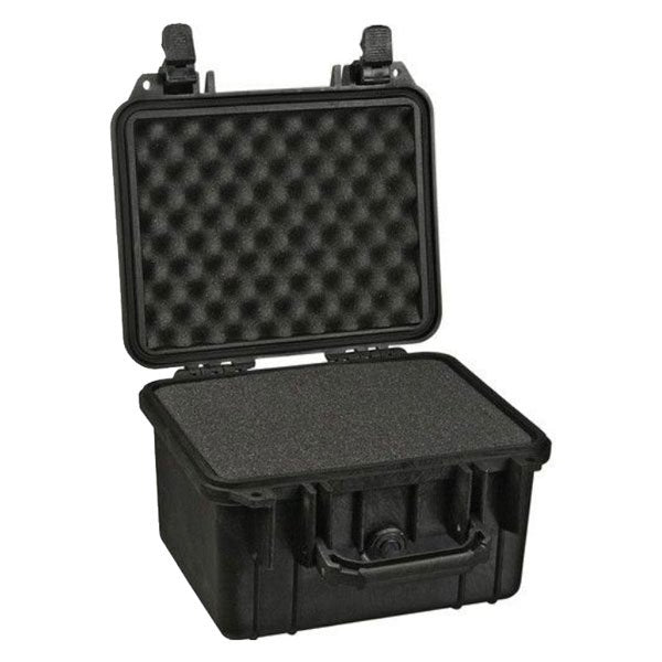 Pelican 1300 Case - Black - With Foam (27 x 24.6 x 17.4 cm)