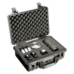 Pelican 1500B Case - Black - With Foam (47 x 35.7 x 17.6 cm)