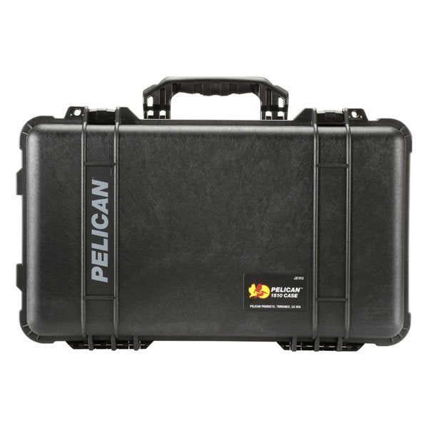 Pelican 1510BNF Wheeled Case - Black - No Foam (55.9 x 35.1 x 22.9 cm)