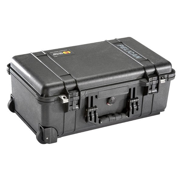 Pelican 1510BNF Wheeled Case - Black - No Foam (55.9 x 35.1 x 22.9 cm)