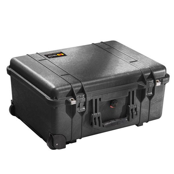 Pelican 1560BNF Wheeled Case - Black - No Foam ( (56.1 x 45.5 x 26.5 cm)