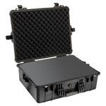 Pelican 1600B Case - Black - With Foam (62 x 49.2 x 22.3 cm)
