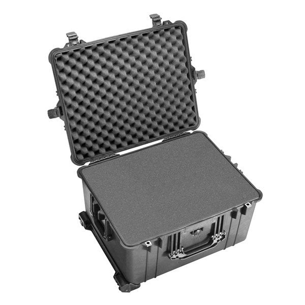 Pelican 1620B Wheeled Case - Black - With Foam (62.9 x 49.7 x 35.3 cm)