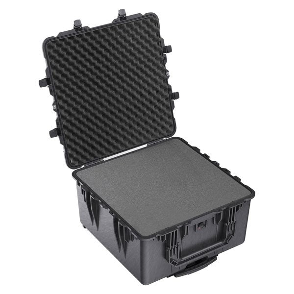 Pelican 1640B Wheeled Case - Black - With Foam (69.1 x 69.9 x 41.4 cm)