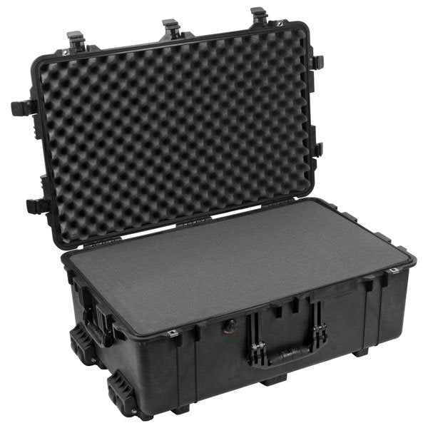 Pelican 1650B Wheeled Case - Black - With Foam (80.2Â x 52Â x 31.6 cm)