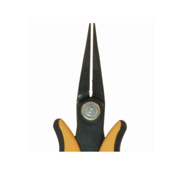 Piergiacomi Long Serrated Pointed Nose Pliers, Rounded Externally PN2015
