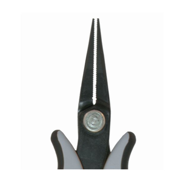 Piergiacomi ESD Long Serrated Pointed Nose Pliers, Rounded Externally PN2015D