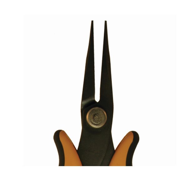 Piergiacomi Long Smooth Pointed Nose Pliers, Rounded Externally PN2016