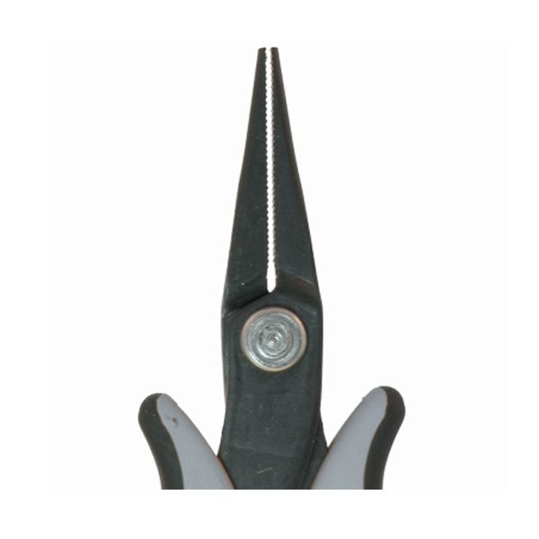 Piergiacomi ESD Long Flat & Serrated Nose Pliers, Rounded Externally PN2017D