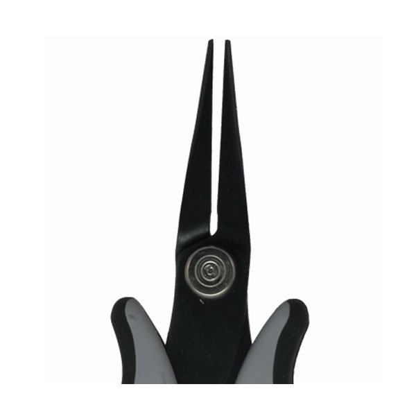 Piergiacomi ESD Long Flat Smooth Nose Pliers, Rounded Externally PN2018D