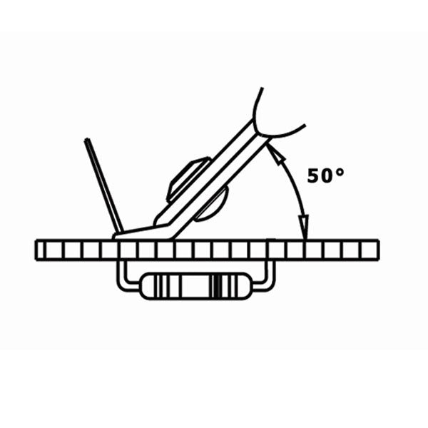 Piergiacomi Cutter Flush Cut Thin Nose & Edges Inclined at 50Â°
