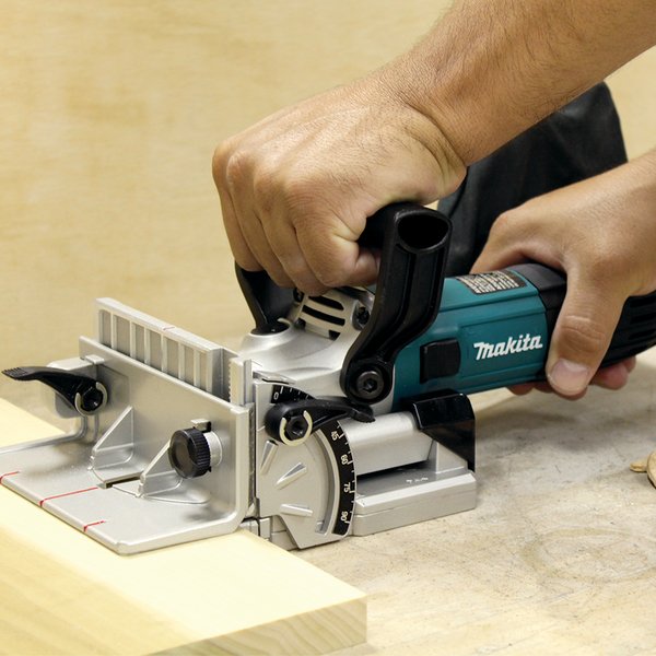 Makita 100mm Plate Joiner-Biscuit Cutter 701W