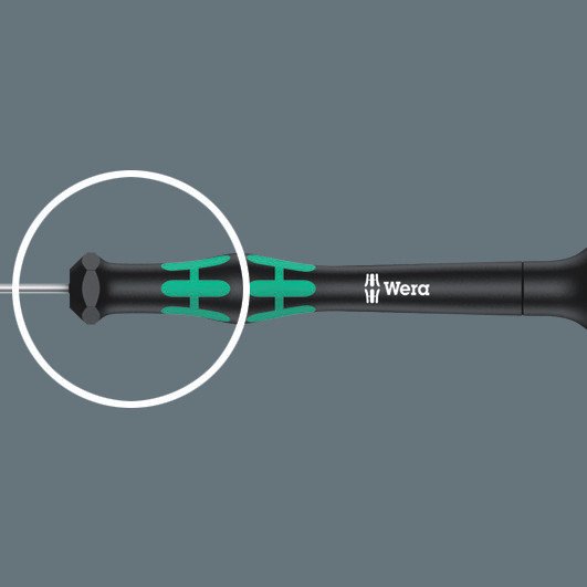 Wera 2035 Micro Slotted Precision Screwdriver 0.35x2.5x40mm 117997