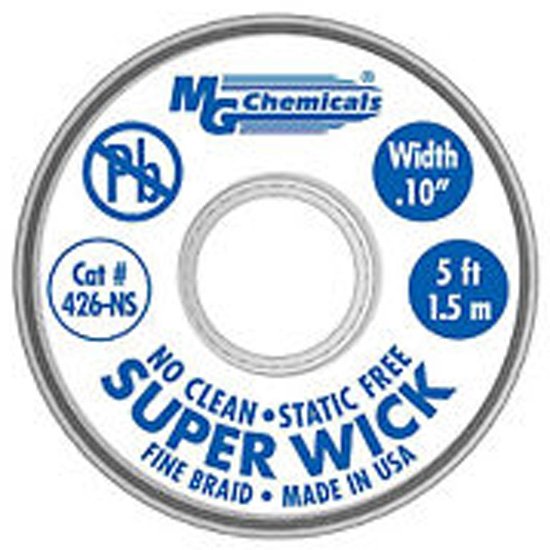 MG Chemicals Superwick - #4 Blue, Static Free, No Clean, 1.5M