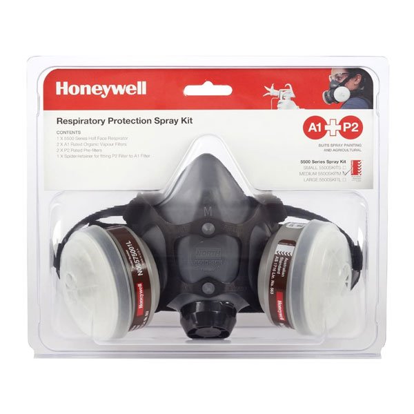 Honeywell 5500SKITM Face Mask P2 Organic Vapour Filters (Spray Kit)