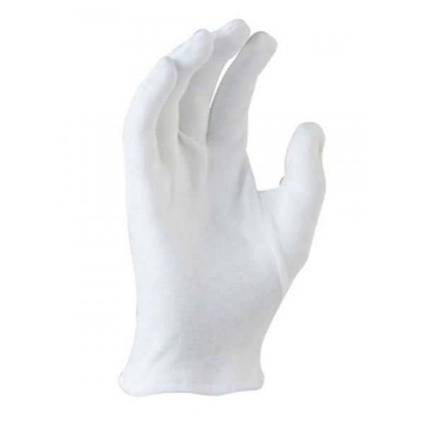 Hemmed Cotton Interlock Gloves