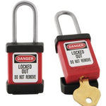 Master Lock S31 Global Thermoplastic Safety Padlock, Red
