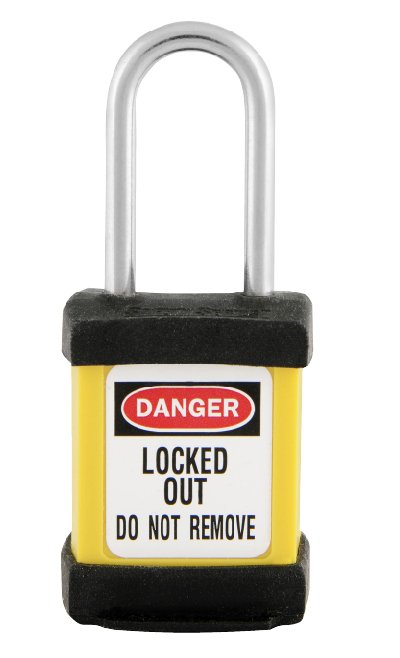 Master Lock S31 Global Thermoplastic Safety Padlock, Yellow
