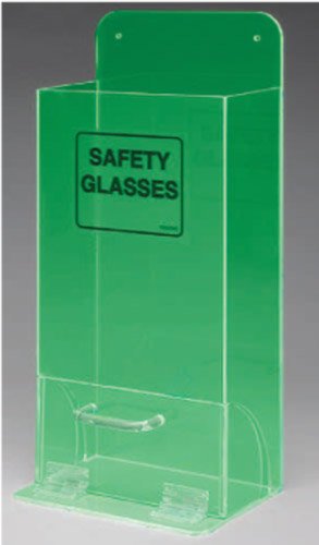 Brady Safety Glasses Dispenser, H457 x W203 x 102mm Diameter, Acrylic, Fluorescent Green