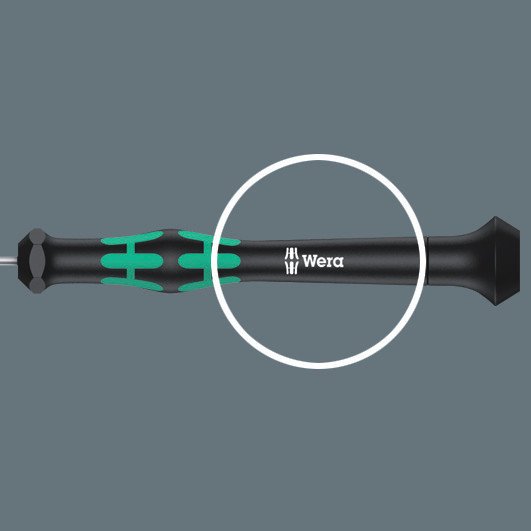 Wera 2035 Micro Slotted Precision Screwdriver 0.35x2.5x40mm 117997