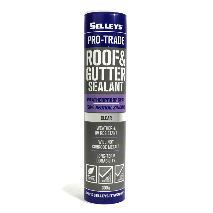 Selleys Roof & Gutter Sealant Clear 300g