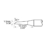 Metcal Cartridge, Hoof, 1.5mm (0.059 In)