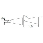 Metcal Cartridge Hoof Drag 1.5mm (0.059 In)