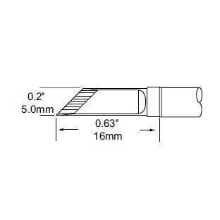 Metcal Cartridge Knife 5mm (0.197 In)
