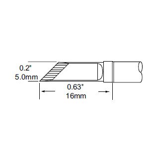 Metcal Cartridge, Knife, 5mm (0.197 In)
