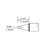 Metcal Tip Chisel 1.5mm (0.059 In)