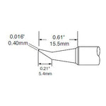Metcal Tip Conical Bent 0.4mm (0.016 In)