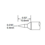 Metcal Tip Conical Long 0.4mm (0.016 In)