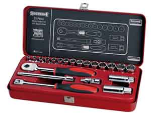 Sidchrome 3/8â€ Drive Socket Metric  21pc Set