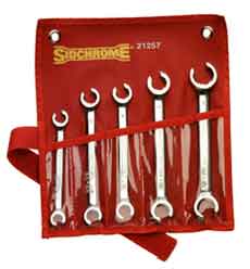 Sidchrome Flare Nut Spanner Metric 5pc Set