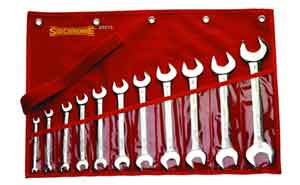 Sidchrome Open End Spanner Metric 11pc Set