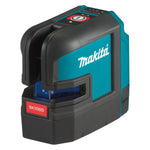 Makita 12V Max Red 4-point Cross Line Laser  - Tool Only