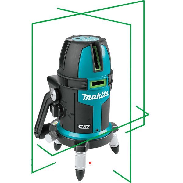 Makita 12V Max Green Multi Line Laser (Lines - 3 Vertical 1 Horizontal) - Tool Only